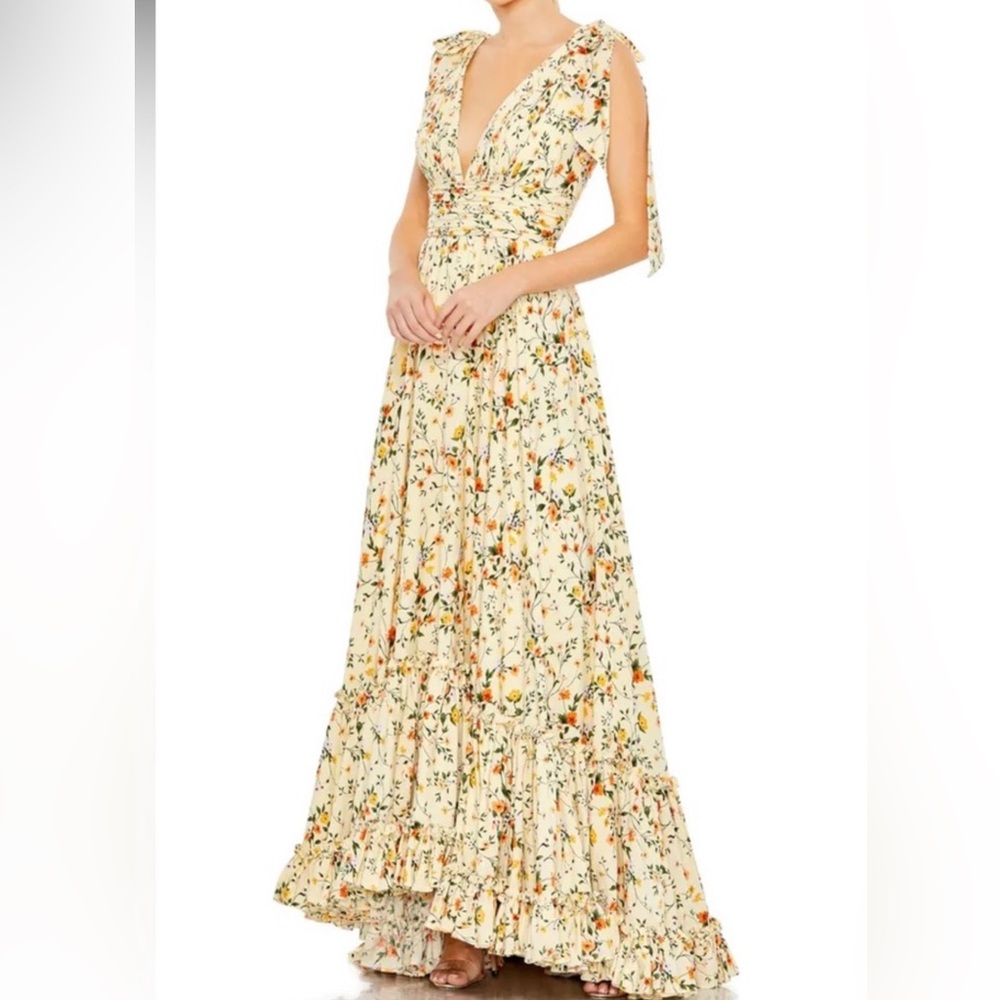 NWT Floral Empire Waist Gown IEENA FOR MAC DUGGAL